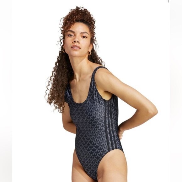 Adidas monogram swimsuit size 16 - Picture 1 of 3
